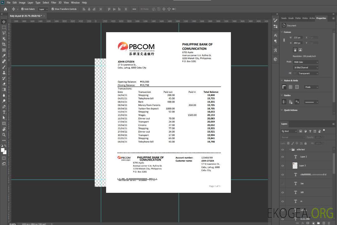 Banque des communications des Philippines excel pdf template Banque des communications des Philippines excel pdf template